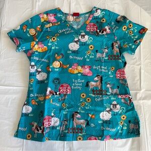 Woman’s Scrub Top L
